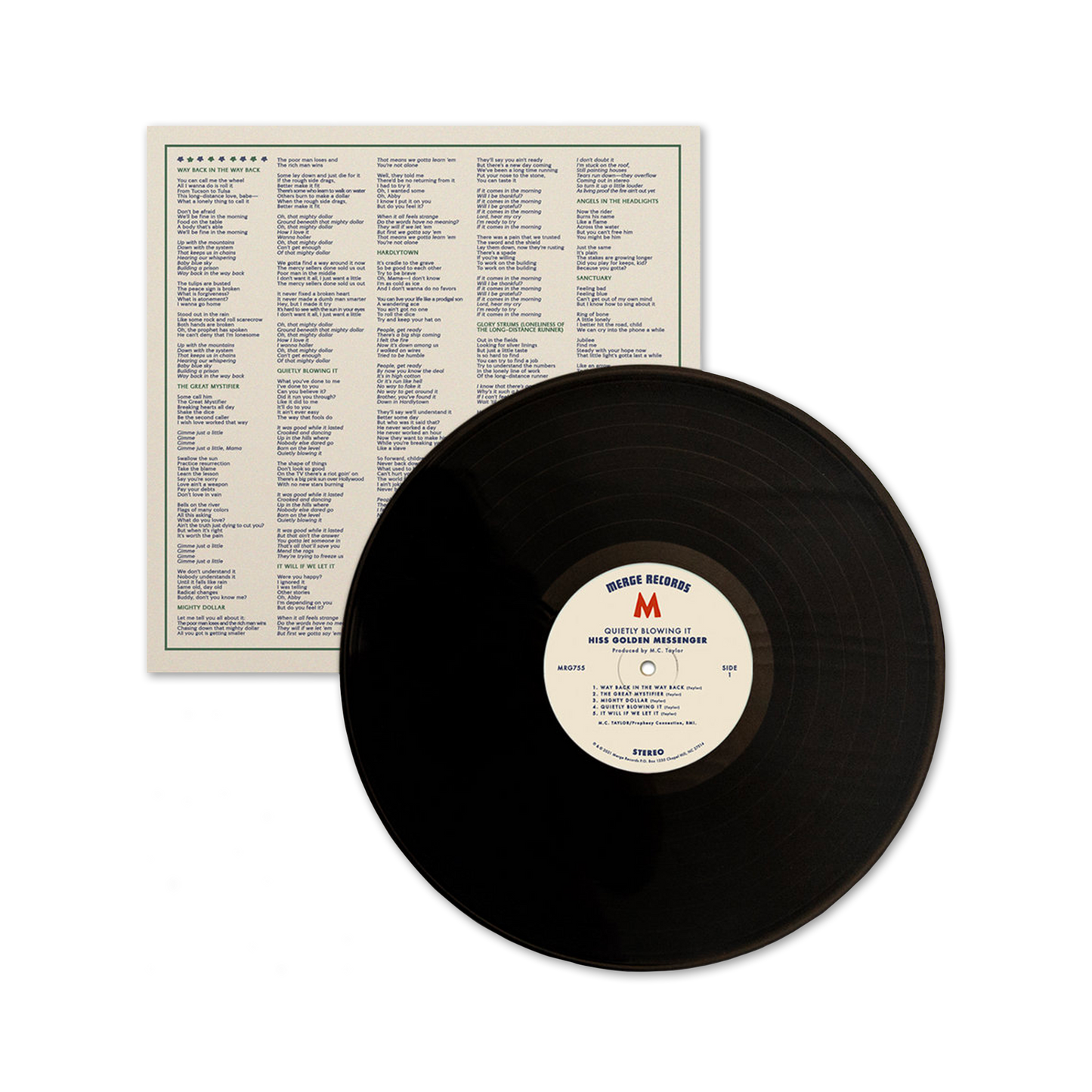 Quietly Blowing It Vinyl LP